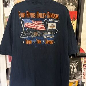 Harley-Davidson Men's Navy Graphic Tee